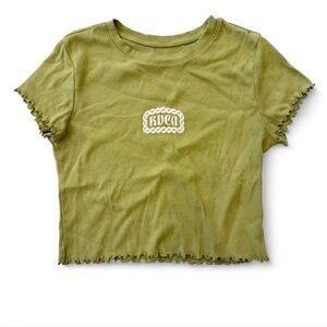 RVCA Short Sleeve Olive Tee